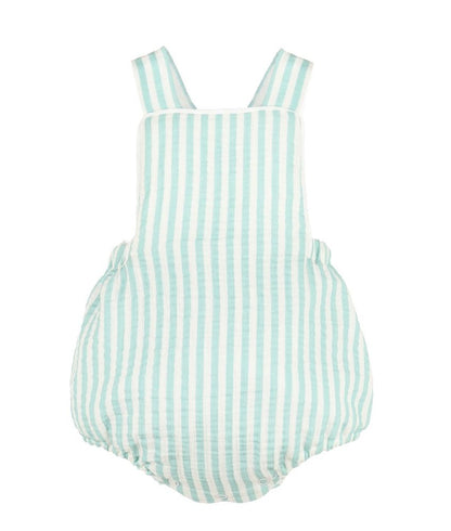 Sophie & Lucas Sullivan Baby Boys Stripe Bubble - Green