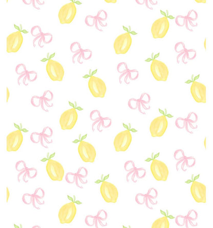 James & Lottie Girls Kristin Knot Dress - Yellow Lemon Squeeze the Day