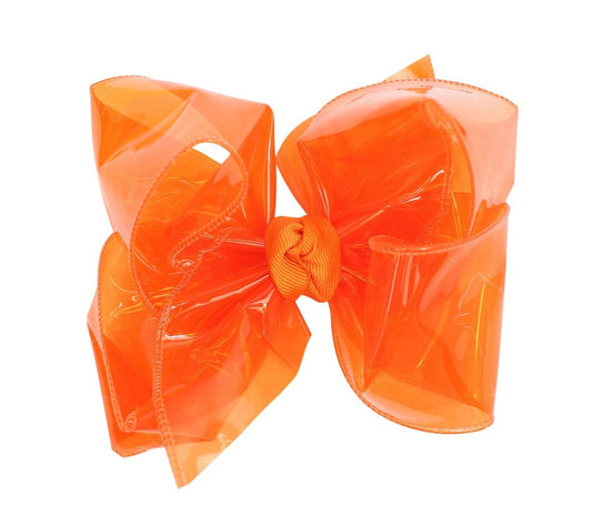 Beyond Creations Girls Waterproof Hair Bow - Orange