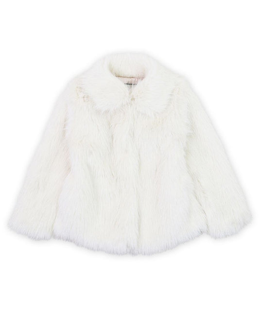 Widgeon Girls Coat - Favorite Jacket - Shooting Star Ivory Faux Fur