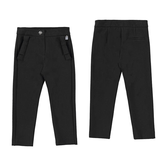 Abel & Lula Girls Black Milano Trouser Pants
