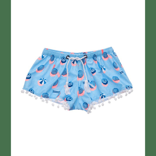 Snapper Rock Girls Swim Shorts - French Riviera