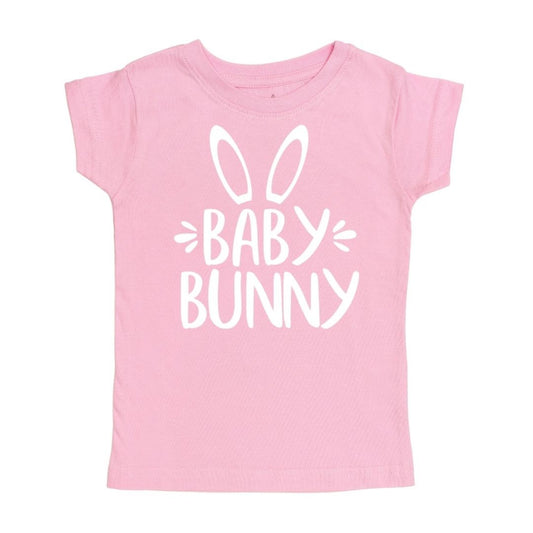 Sweet Wink Baby Bunny Ears Shirt - Pink Girl