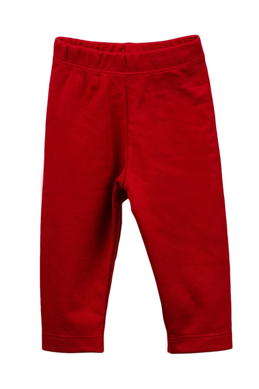 Proper Peony Girls Classic Pima Leggings - Red