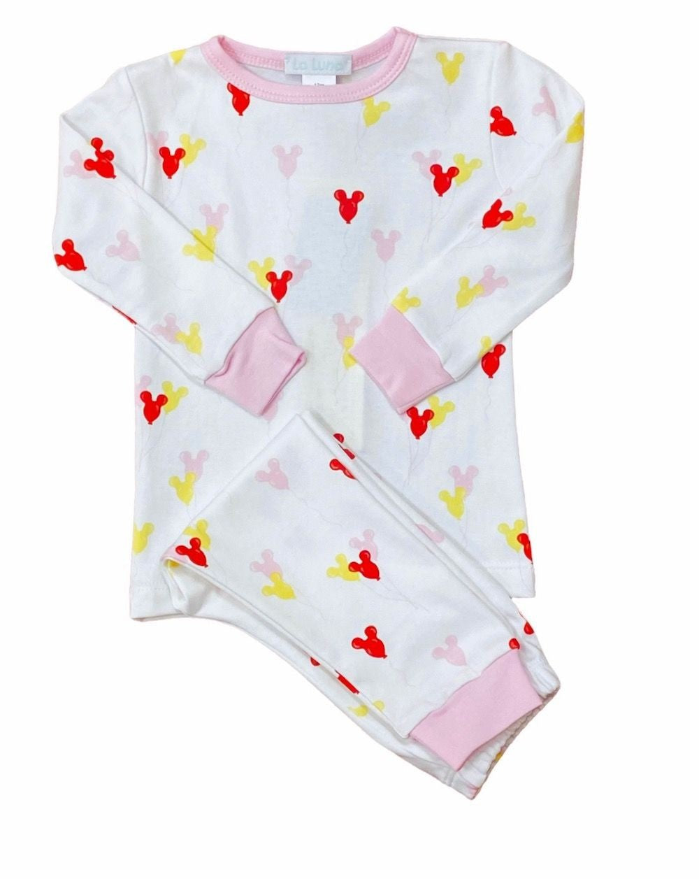 La Luna Girls Minnie Mouse PJ Pajamas Loungewear Set