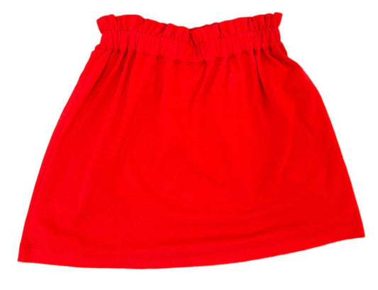 James & Lottie Girls Blakely Knit Skirt - Red