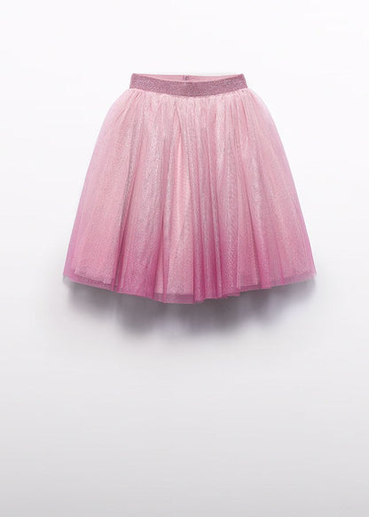 Abel & Lula Girls Tulle Skirt - Rose Pink Ombre
