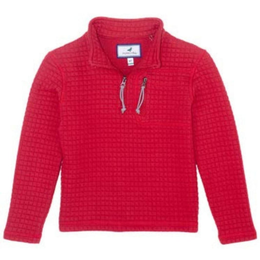 Properly Tied Boys Delta Pullover - Red