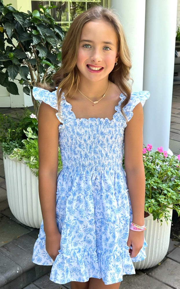 Be Elizabeth by James & Lottie Girls Charlotte Smocked Dress