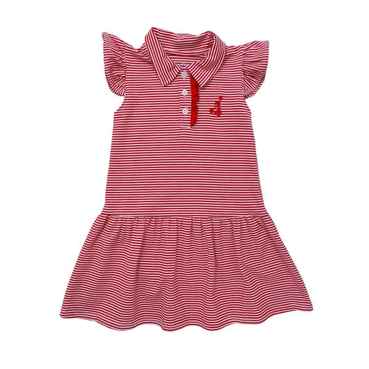 Itsy Bitsy Girls Game Day Cheer Dress - Red