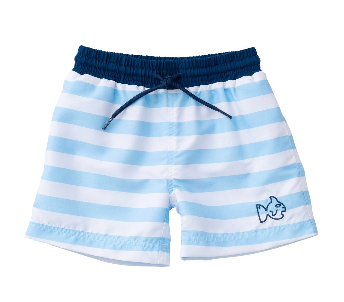 Prodoh Boys Swim Trunks - Arctic Blue Stripes