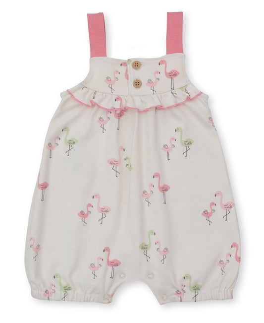 Kissy Kissy Love Baby Girls Pink Flamingo Love Playsuit Romper by Kissy Kissy
