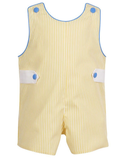 Yellow Lamb Boys Stripe Jean Jon Jon - Blue Trim