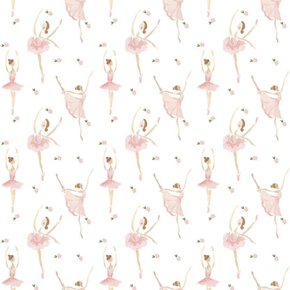 Proper Peony Pima Girls Pink Ballerinas Tunic & Leggings Set