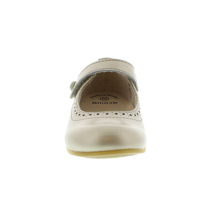 Footmates Girls Shoes - Emma Mary Janes - Soft Gold