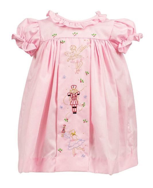 Proper Peony Girls Pink Christmas Nutcracker Dress