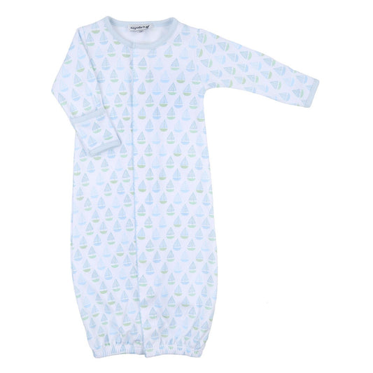 Magnolia Baby Boys Blue Sweet Sailing Converter Gown