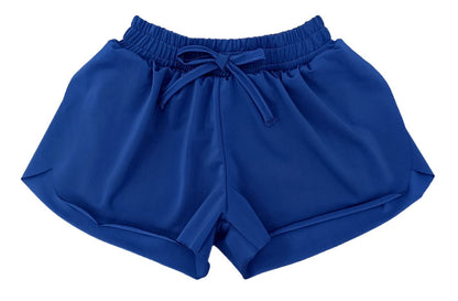 Be Elizabeth by James & Lottie Girls Butterfly Shorts - Navy Blue