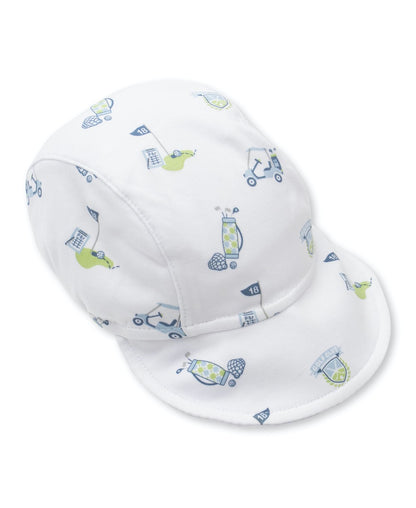 Kissy Kissy Baby Boys 18 Holes Golf Print Cap Hat - Blue