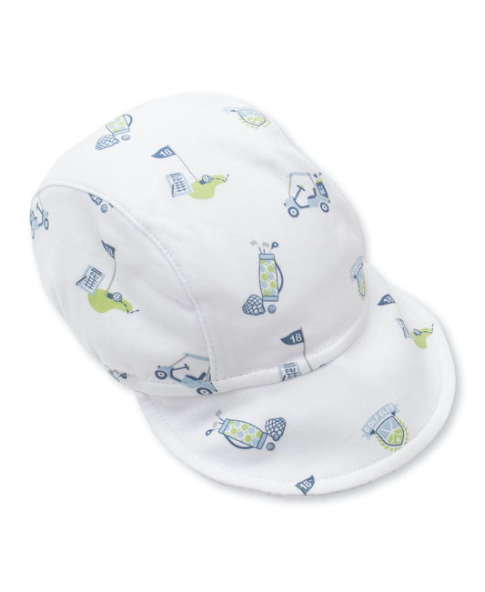 Kissy Kissy Baby Boys 18 Holes Golf Print Cap Hat - Blue