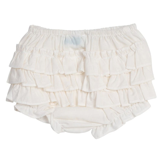 Feltman Brothers Baby Girls Ruffled Diaper Cover - Ivory