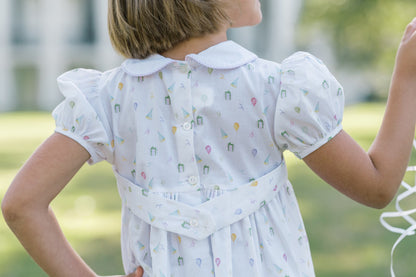 Lullaby Set Baby / Toddler Girls Birthday Party Dress with Collar - Pink