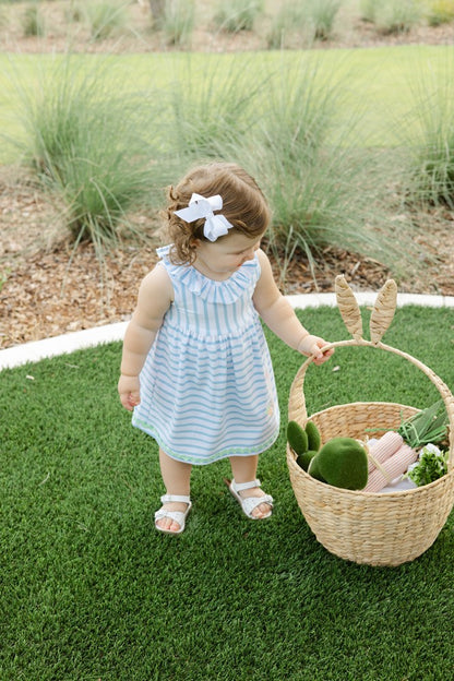 Bailey Boys Toddler Girls Blue Stripe Knit Bashful Bunny Easter Dress Best Dressed Child Bailey Boys Toddler Girls Blue Stripe Knit Bashful Bunny Easter Dress Best Dressed Child