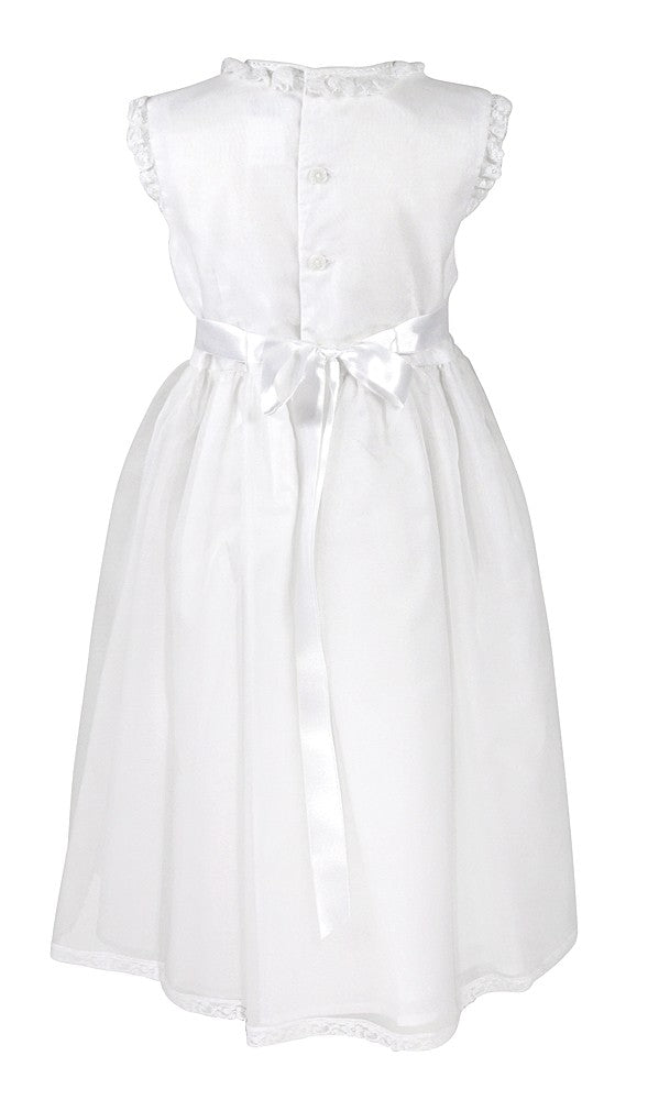 luli and me silk dress G-NEW, Luli & Me, 18-24M, s/s silk smocked dress (Pink)