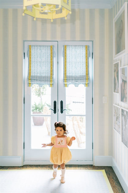 Proper Peony Baby Girls Yellow Royal Carousel Bubble