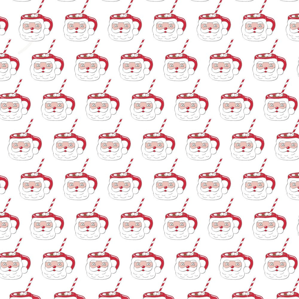 Lila & Hayes Baby Parker Zipper Pajamas - Red Hot Cocoa Santa