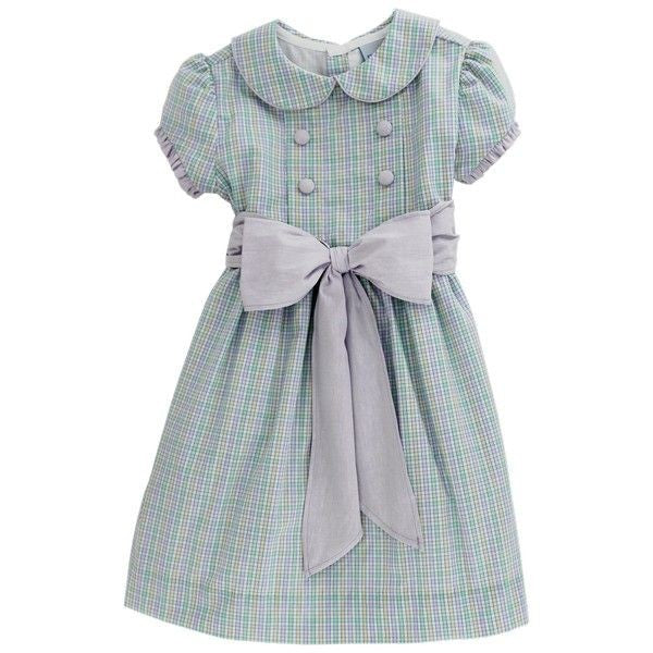 Bailey Boys Girls Dress with Collar & Sash - Astoria Plaid