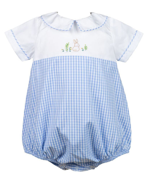Proper Peony Baby Boys Blue Blake Easter Bunny Bubble
