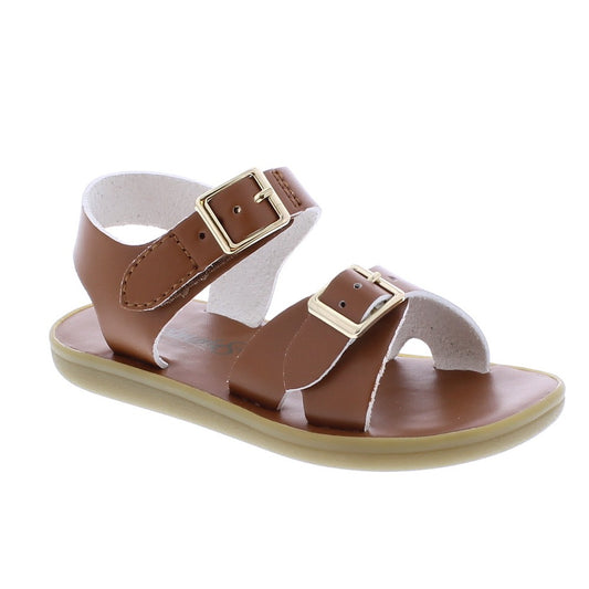 Footmates Kids Sustainable Sandals - Eco-Tide Microfiber - Tan