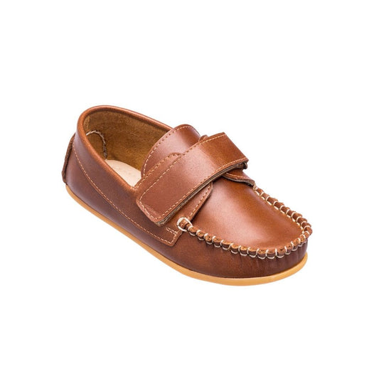 Elephantito Boys Shoes - Nick Boating Shoes - Brown by Elephantito