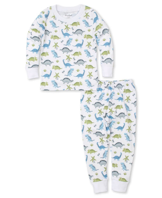 Kissy Kissy Boys Blue Dino Dynamos Long Pajamas
