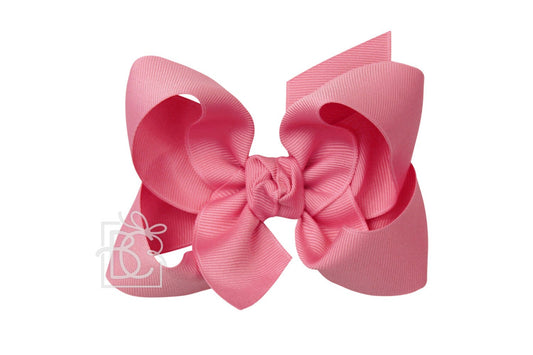 Beyond Creations Girls Grosgrain Double Knot Bow on Clip - Hot Pink by Beyond Creations
