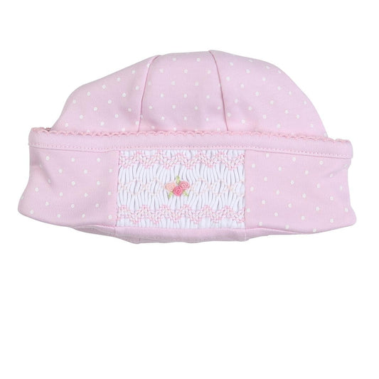 Magnolia Baby Girls Layla & Lennox Smocked Hat - Pink