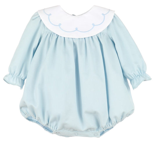 Sophie & Lucas Baby Girls Cozy Club Bubble - Light Blue