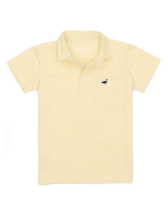 Properly Tied Boys Harrison Pocket Polo Shirt - Lemon Yellow by Properly Tied