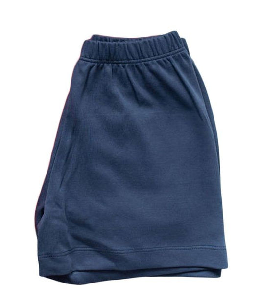 James & Lottie Boys Conrad Knit Shorts - Navy Blue by James & Lottie