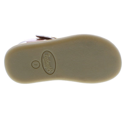 Footmates Girls Sustainable Sandals - Eco-Ariel Microfiber - Tan
