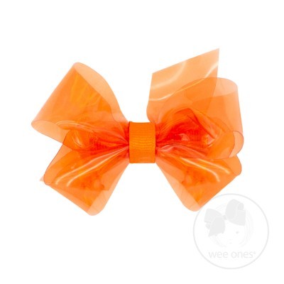 Wee Ones Girls Vinyl Pool Splash Bow - Orange