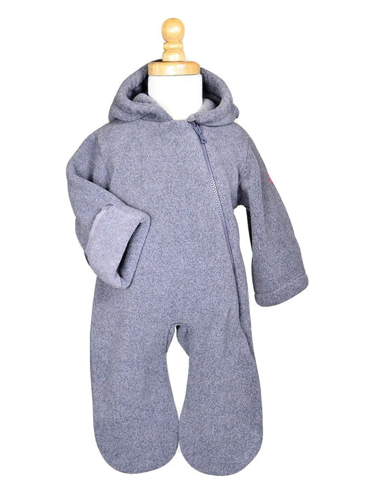 Widgeon Warm Plus Baby Fleece Bunting Suit - Heather Grey