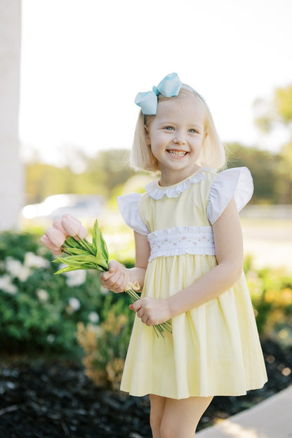 Proper Peony Girls Yellow Ruth Dress