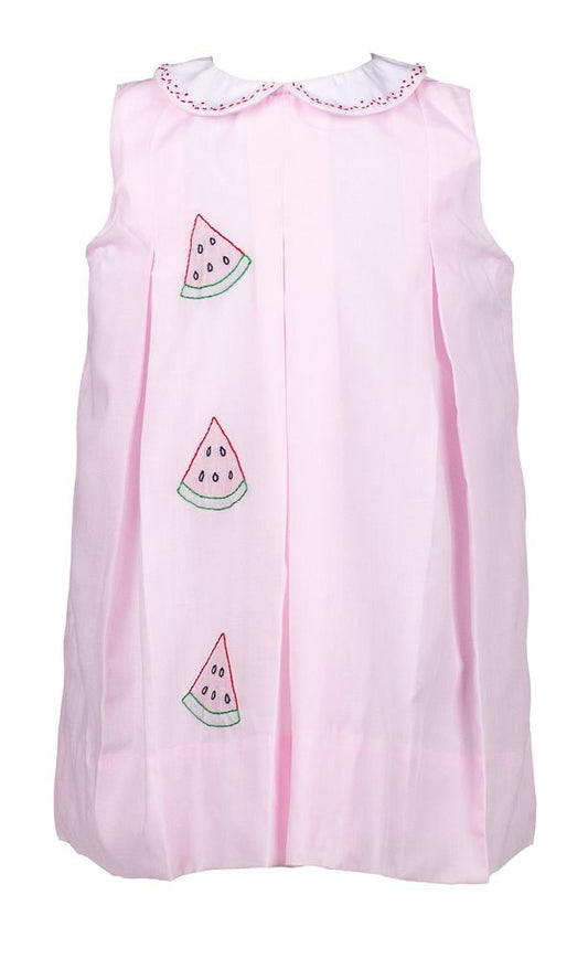 Proper Peony Girls Pink Watermelon Dress by Proper Peony