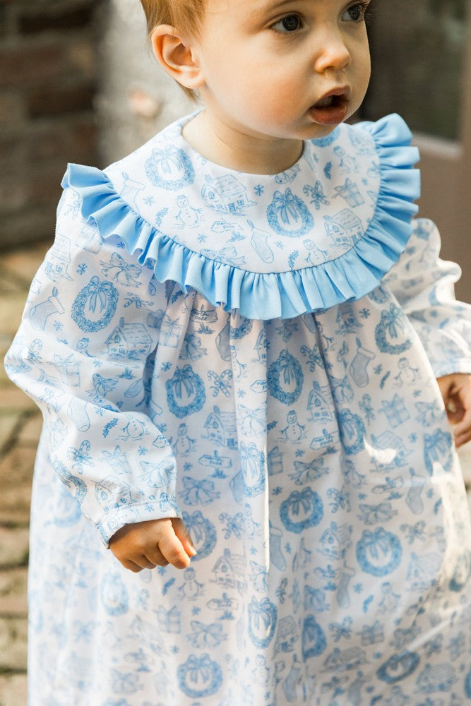 Bailey Boys Girls Blue Winter Wonderland Holiday Float Dress 24M Bailey Boys Girls Blue Winter Wonderland Holiday Float Dress 24M