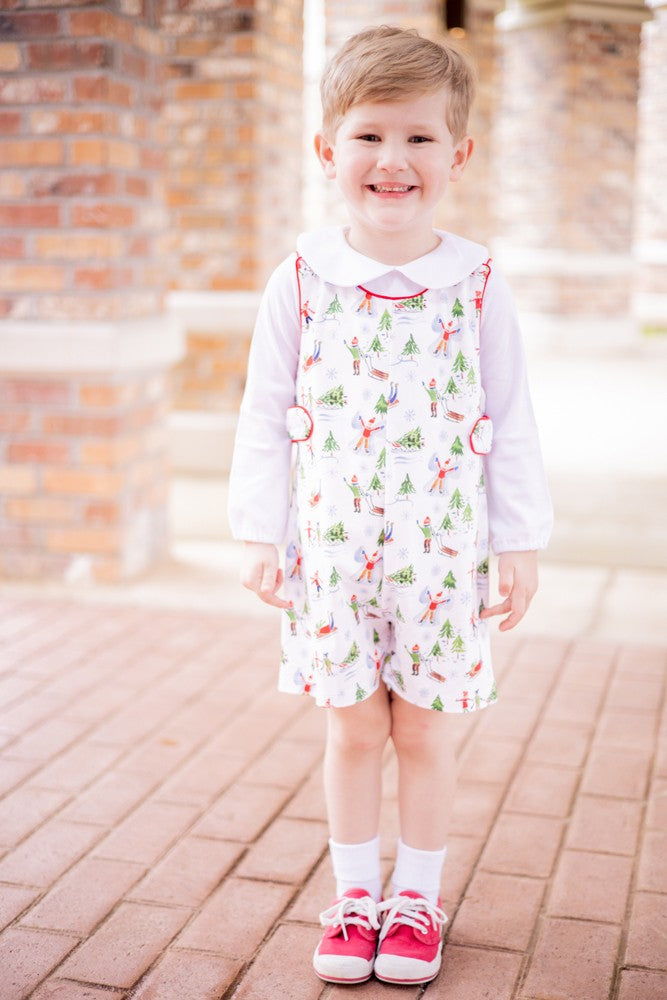 Proper Peony Pima Boys Christmas Wonderland Jon Jon – Best Dressed