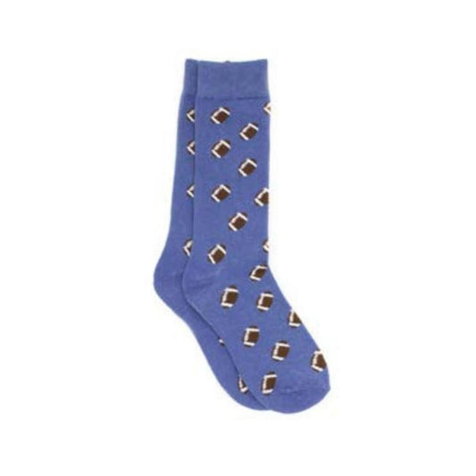 Properly Tied Boys Lucky Duck Socks - Blue Football