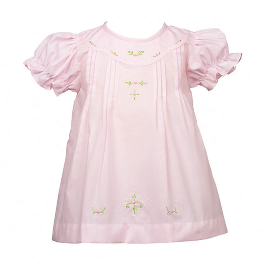 Proper Peony Girls Heirloom Serena Dress - Light Pink by Proper Peony