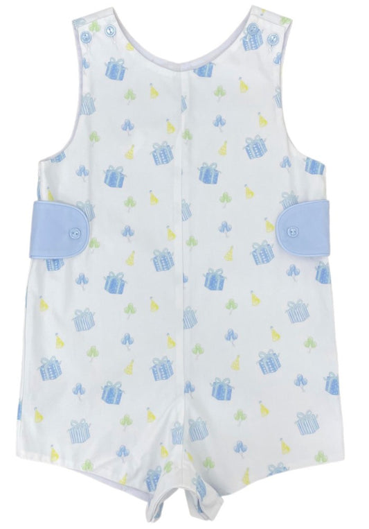 James & Lottie Baby / Toddler Boys Blue Reed Birthday Jon Jon